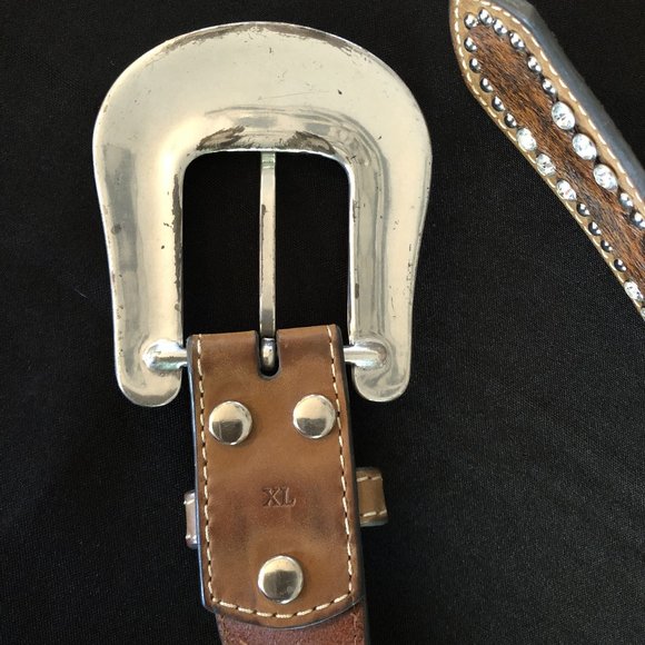 Nocona Real Fur Western Belt Size XL - Picture 12 of 13